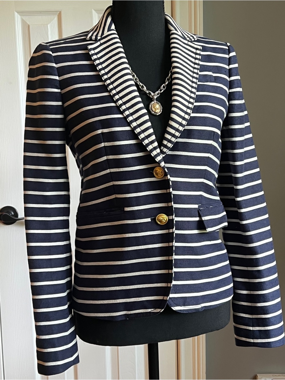 J. Crew Nautical Schoolboy Blazer